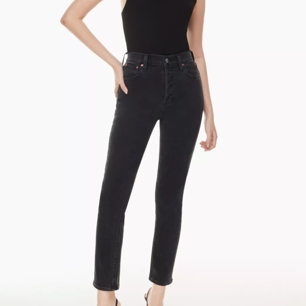 Aritzia Denim Forum The Yoko High Rise Slim Jeans